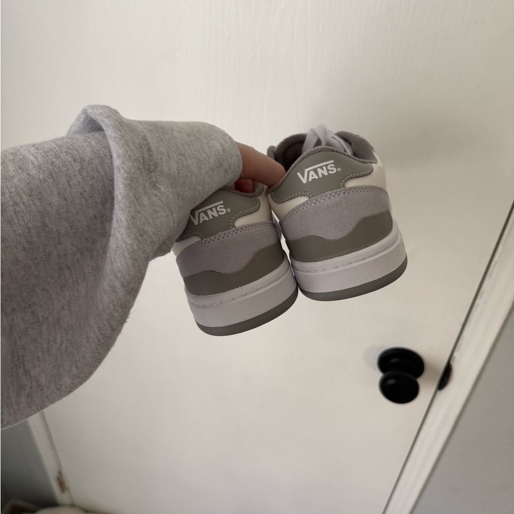 Vans Gray and White Sneakers - Picture 3 of 4